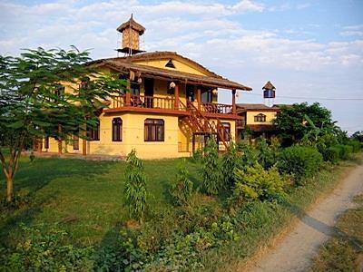 Hotel Sapana Village Lodge Chitwan Exteriér fotografie